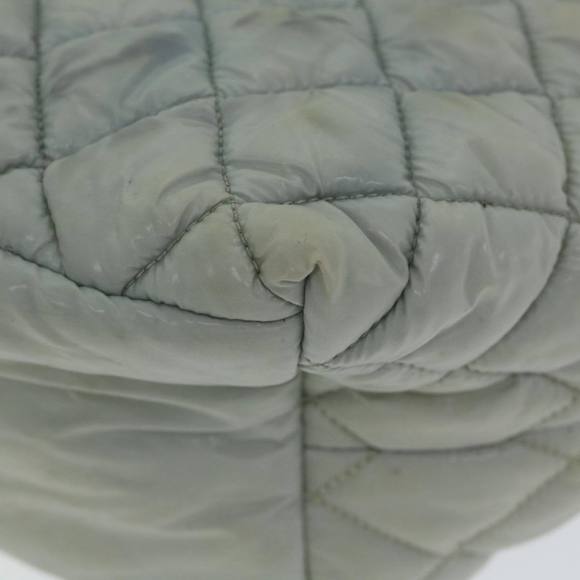 CHANEL Cococoon Hand Bag Nylon Gray CC Auth bs9551 - Picture 16 of 16